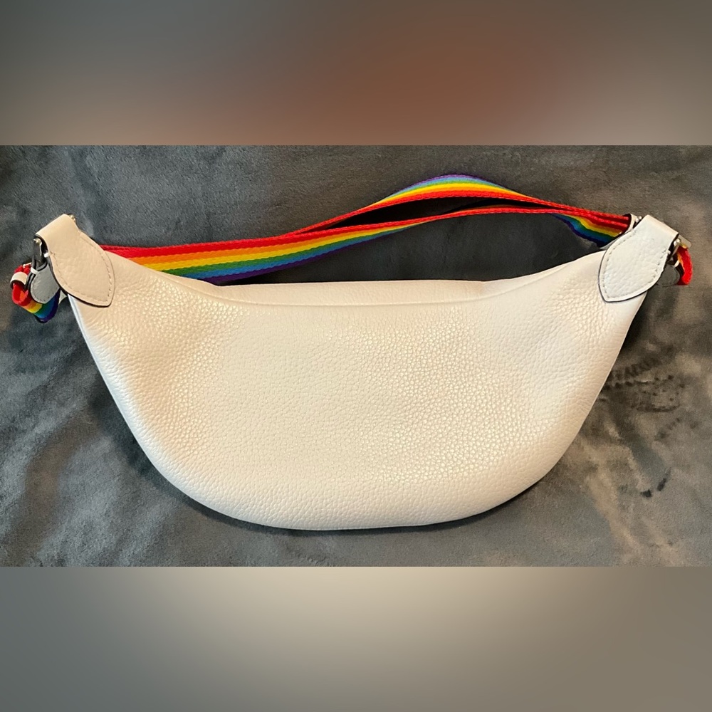 Kate Spade Pride White Leather Belt Bag - Picture 2 of 7